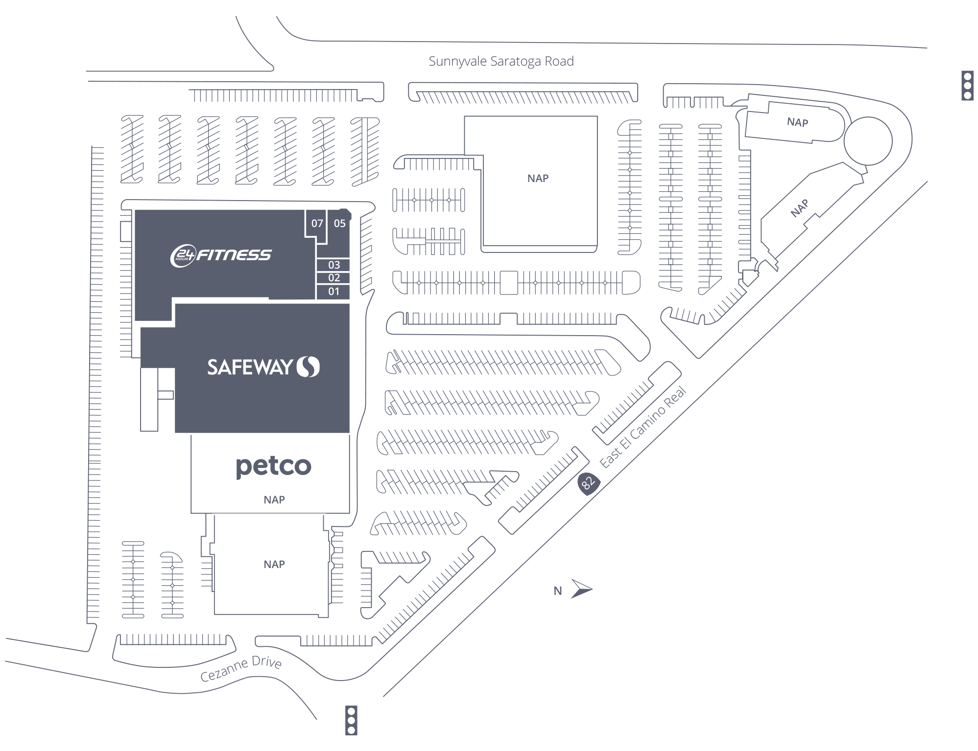 Sunnyvale Shopping Center Site Plan