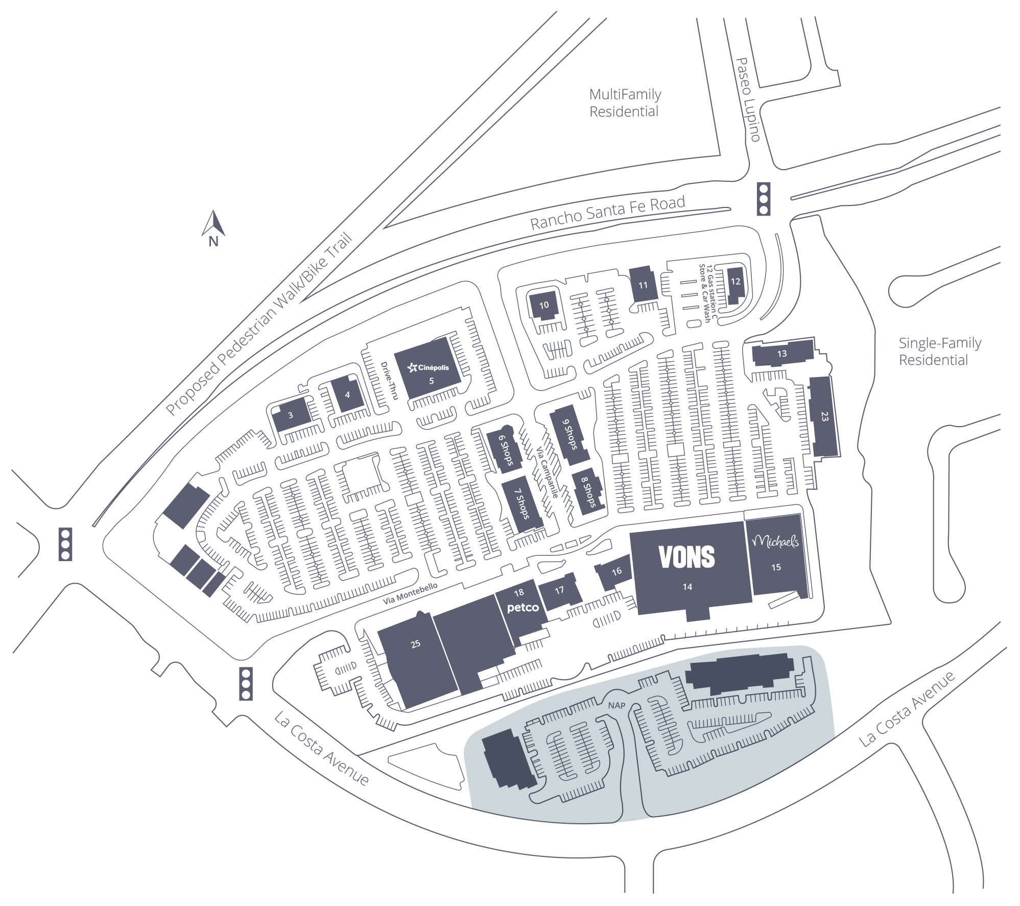 La Costa Town Square Site Plan