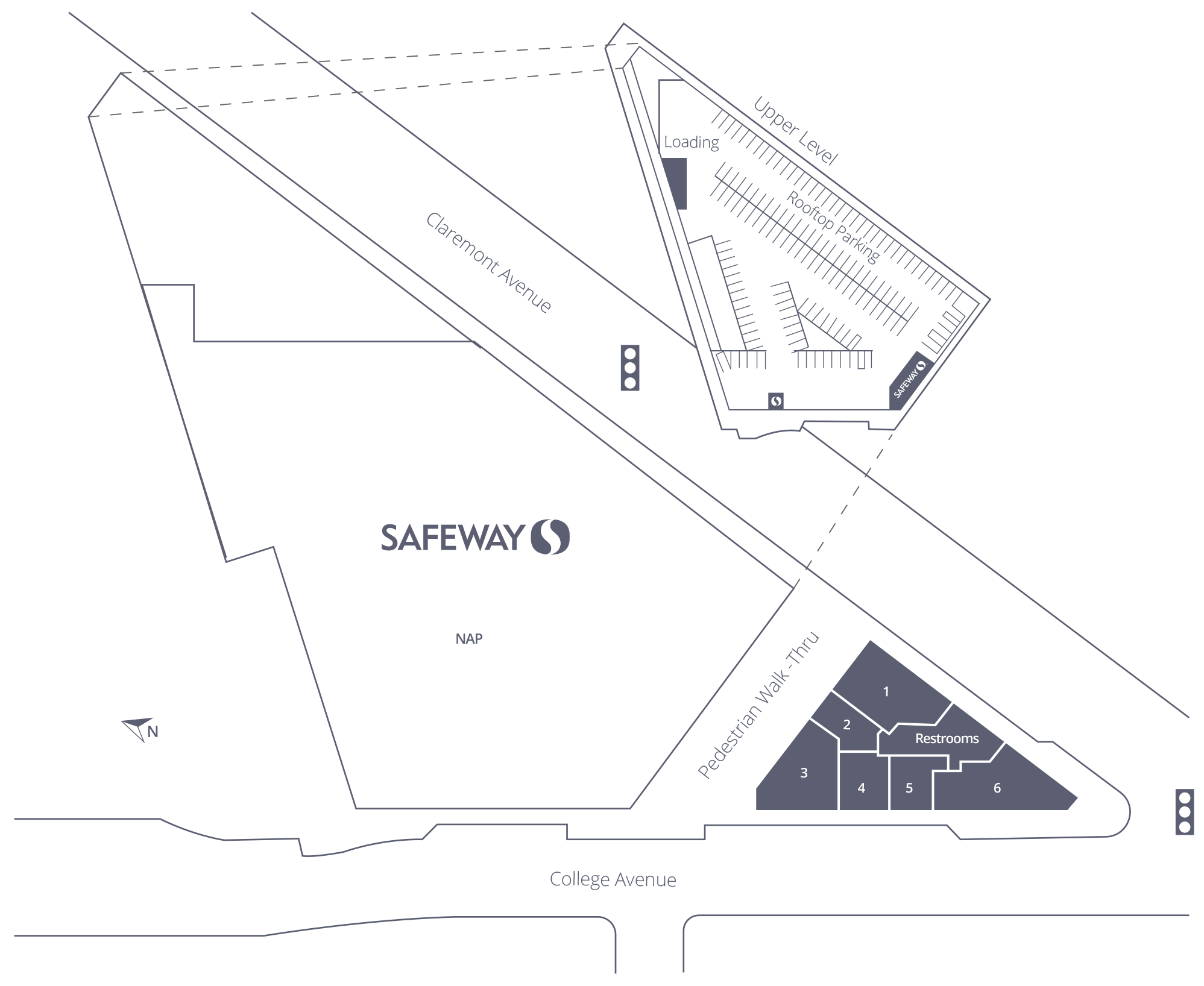 The Shops at College & Claremont Site Plan
